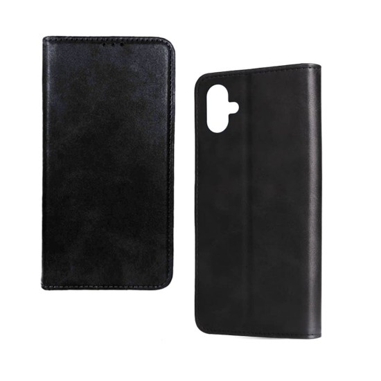 Capa Flip de Couro com Bolso Interno para Samsung Galaxy A04e Preto